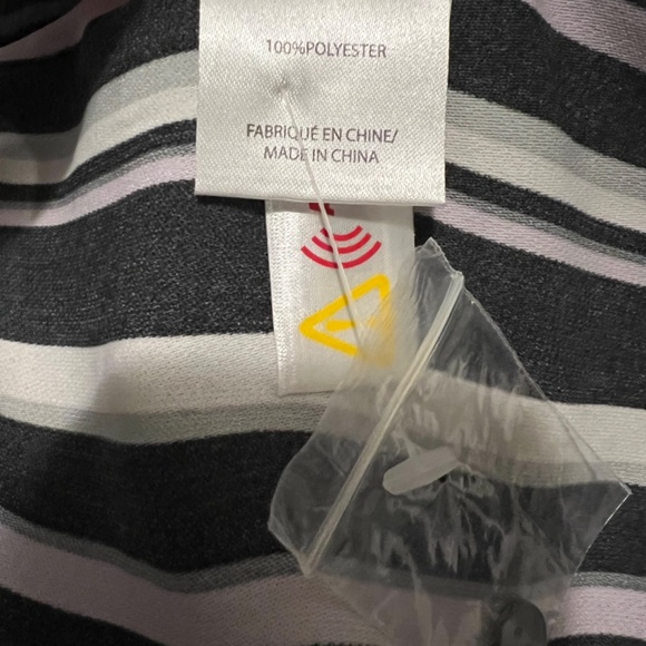 Melanie Lyne Striped Belted Midi Shirt Dress Size 6 - Picture 12 of 12